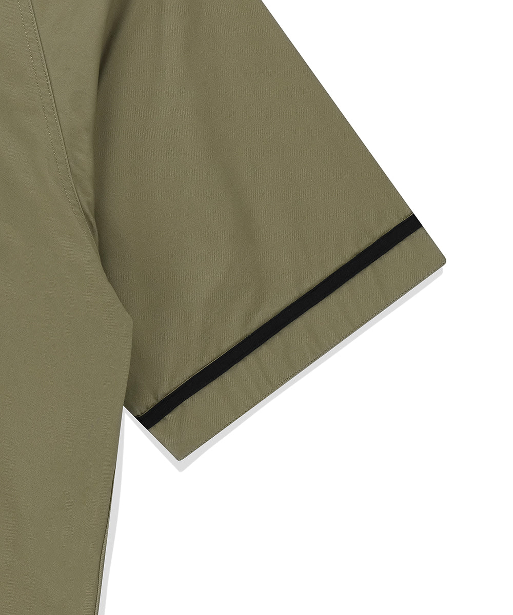Mahagrid Serif Logo Baseball Shirt