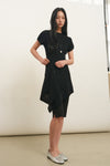 General Idea WOMAN Pleated Knit Wrap Skirt