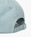Marithé François Girbaud Denim Washing Classic Logo Covered Cap Light Blue