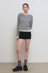 General Idea WOMAN Stripe Layered Pullover