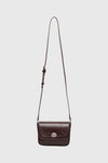 General Idea WOMAN Crack Faux Leather Crossbag [BROWN]