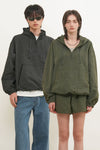 General Idea UNISEX Seersucker Check Hood Anorak