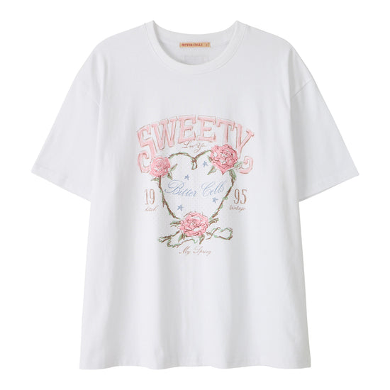 Bitter Cells Rose Petal Tee