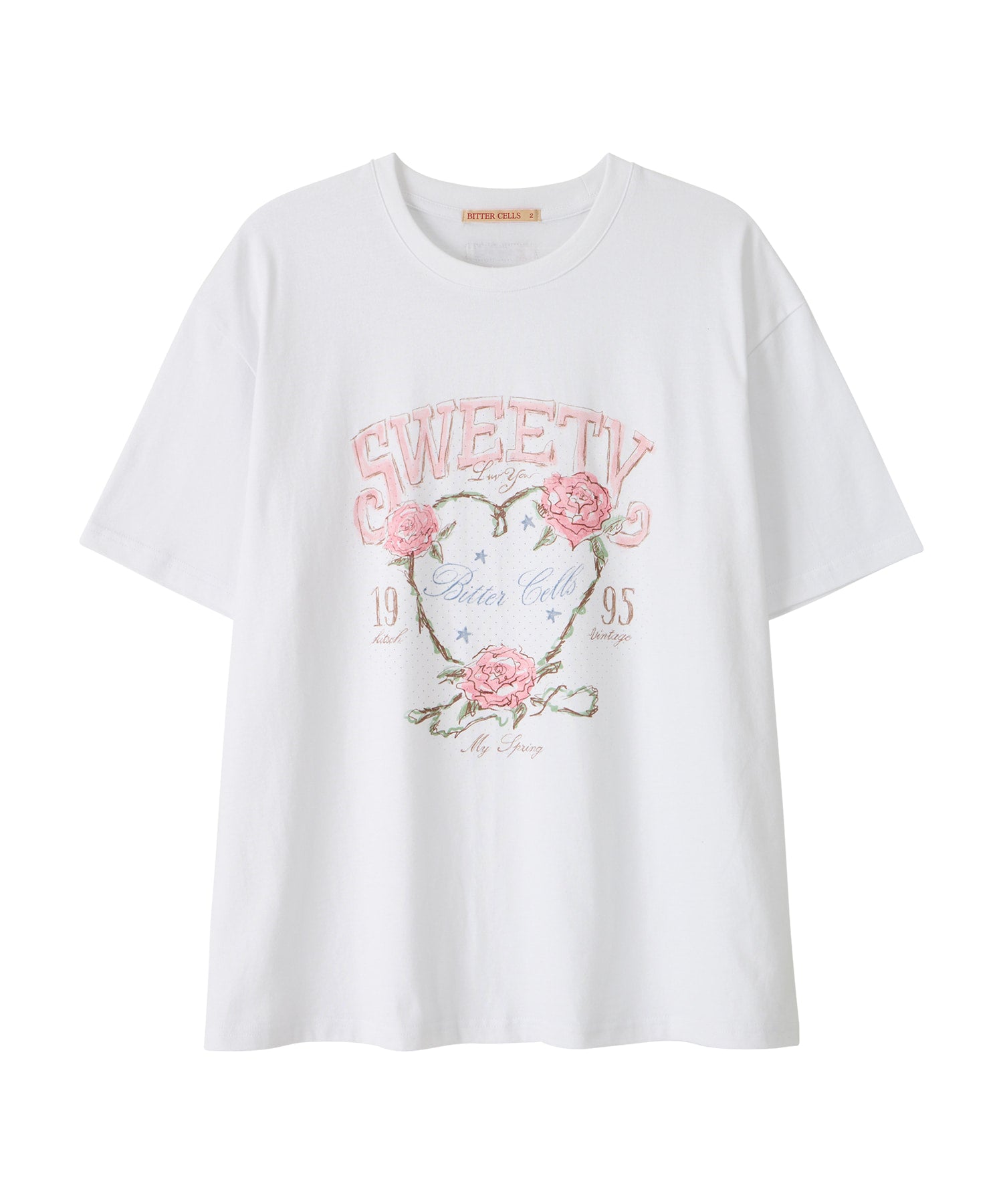 Bitter Cells Rose Petal Tee