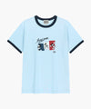 Marithé François Girbaud [MARITHE_DISNEY] MICKEY_FRENCH RINGER TEE light heather gray