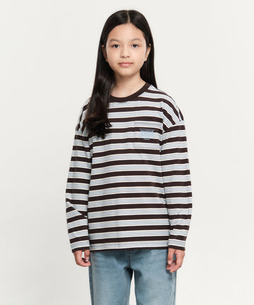 Marithé François Girbaud Kids Stripe Long Sleeve