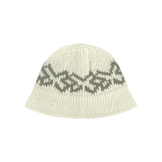 Mahagrid M Logo Knit Bucket Hat