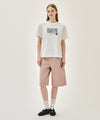 Marithé François Girbaud W LONG BERMUDA DENIM PANTS dust pink