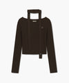 Marithé François Girbaud W MUFFLER SET KNIT