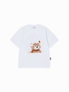 ADLV AC Bear Baby Face Bubble Short Sleeve T-Shirt