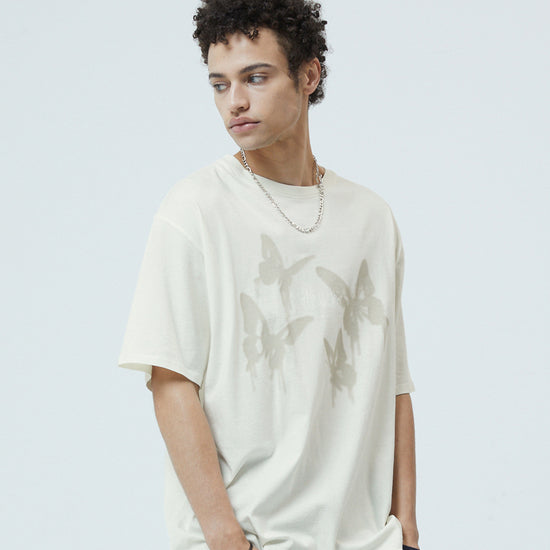 Mahagrid Pigment Butterfly Goth Tee