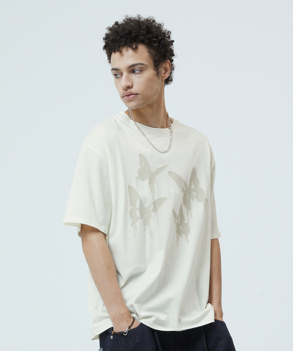 Mahagrid Pigment Butterfly Goth Tee