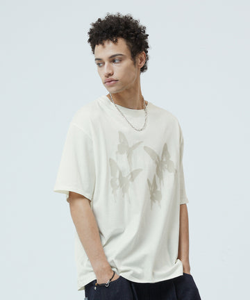 Mahagrid Pigment Butterfly Goth Tee