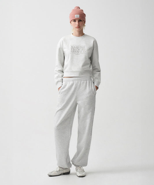 Marithé François Girbaud Lettering Logo Sweatpants