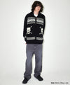 Mahagrid Skull Cowichan Knit Sweater
