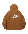 Nice Ghost Club 3STAR HALFTONE SYMBOL ZIP HOODIE [BROWN]