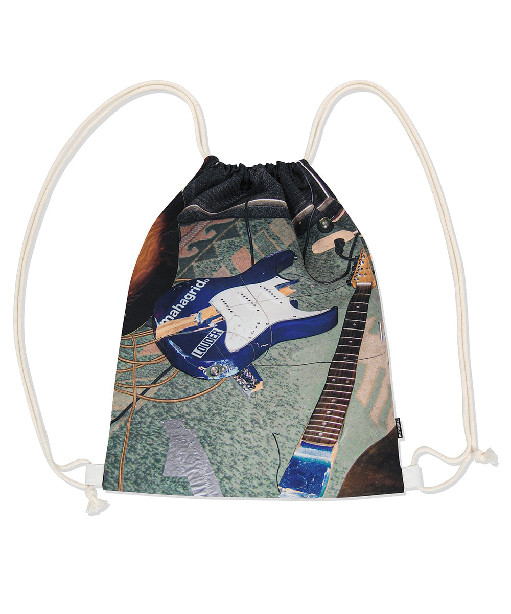 Mahagrid Broken Guitar Gym Sack [Blue]