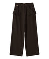 Bitter Cells Illusion Wool Wide Pants