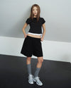 ADLV Woman Boucle Knit Short Pants