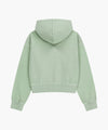 Marithé François Girbaud W SHADOW CLASSIC LOGO DYEING CROP HOODIE mint