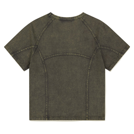 Mahagrid Washed Curved Tee
