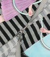 Nice Ghost Club Gakiya Isamu Stripe Hoodie Zip Up [Grey]