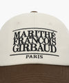 Marithé François Girbaud Classic Logo 6 Panel Color Block Cap Dark Brown
