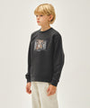 Marithé François Girbaud Kids Flower Bear Classic Logo Regen Sweatshirt Light Heather Gray