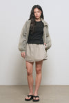 General Idea WOMAN Sheer Shirring Windbreaker Jacket