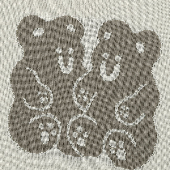 Nice Ghost Club Gummy Bear Summer Knit Half T-Shirt