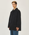 Marithé François Girbaud RAGLAN HALF TRENCH JACKET navy