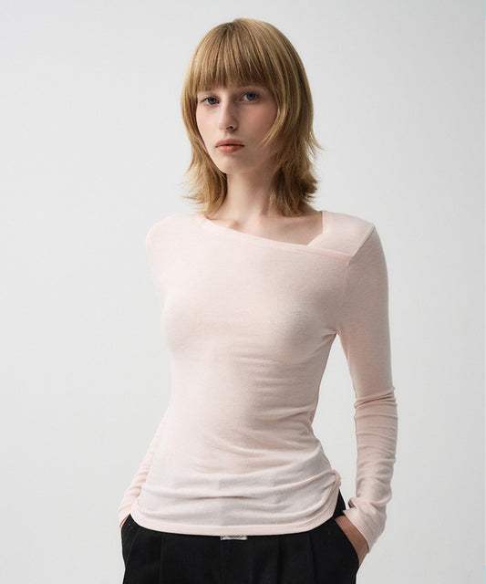 Marithé François Girbaud W Neck Point Long Sleeve