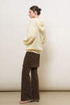 General Idea UNISEX Crochet Hooded Knit