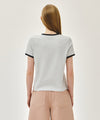 Marithé François Girbaud W PARIS GRAPHIC RINGER TEE