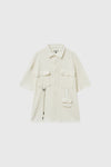 General Idea MAN Pocket Wrinkle Half Shirt