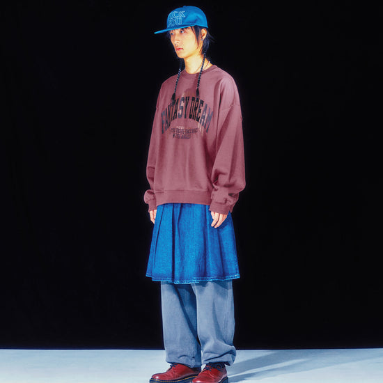 Nice Ghost Club Fantasy Dream Applique Sweatshirt