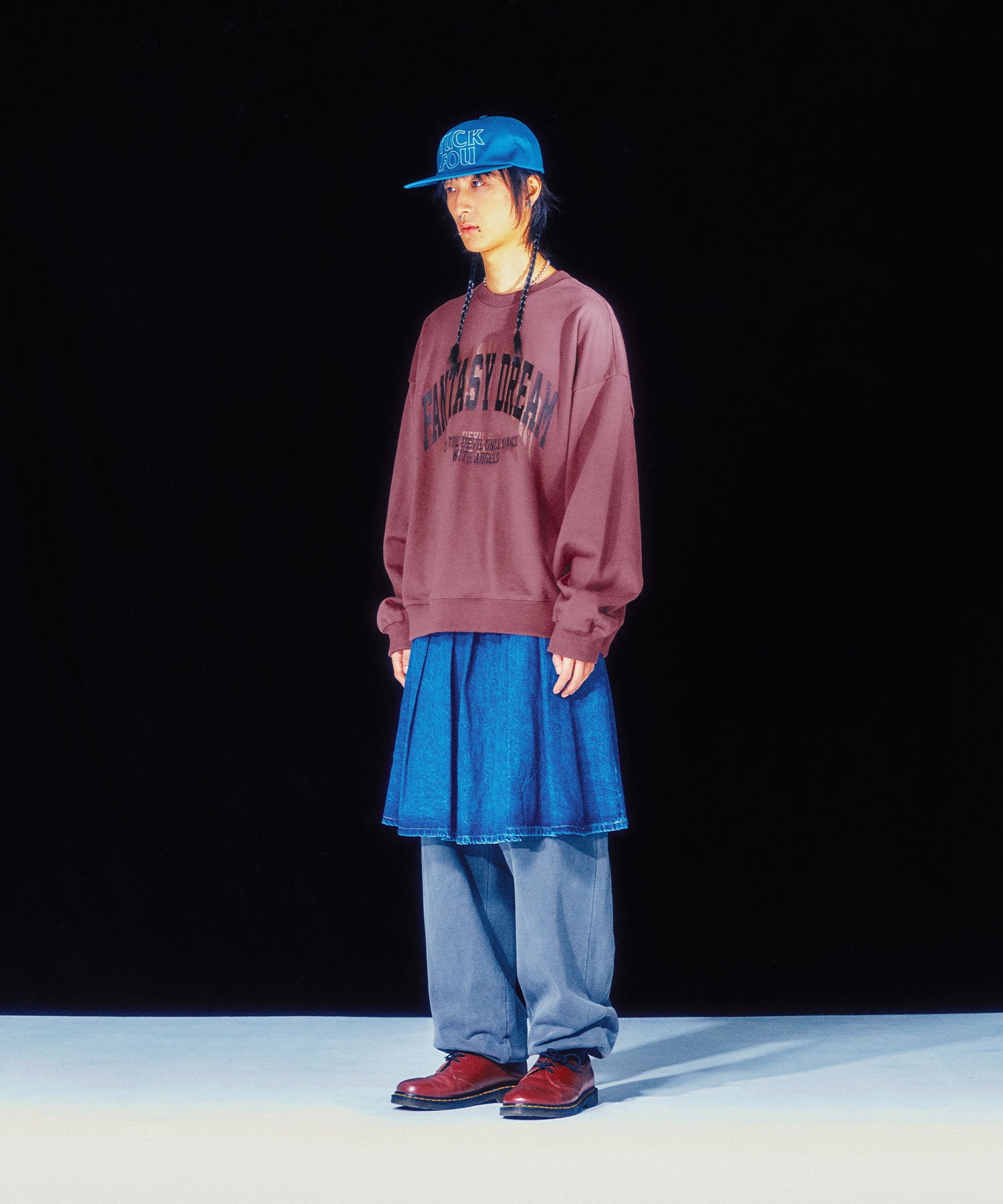 Nice Ghost Club Fantasy Dream Applique Sweatshirt