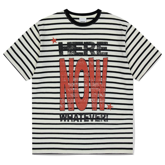 Mahagrid HERE NOW STRIPE TEE