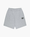 Marithé François Girbaud Kids Classic Logo Bermuda One Tuck Sweat Shorts Blue