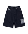 Mahagrid Bermuda Check Pocket Denim Short [Indigo]