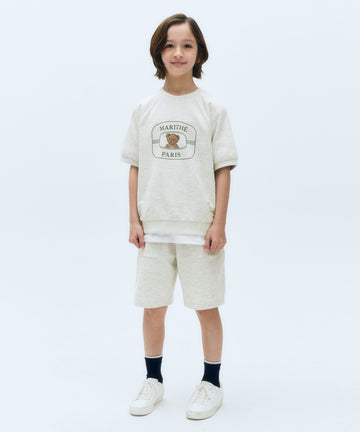 Marithé François Girbaud Kids Half Sweat Set-Up