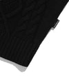 Nice Ghost Club 3 Stars Cable Knit [Black]