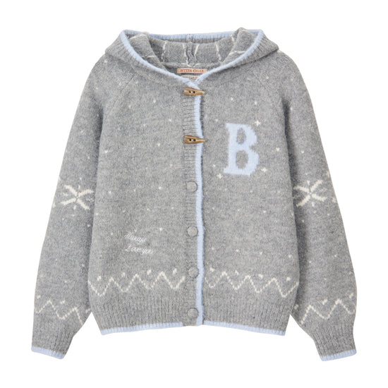Bitter Cells Snowy Hood Cardigan
