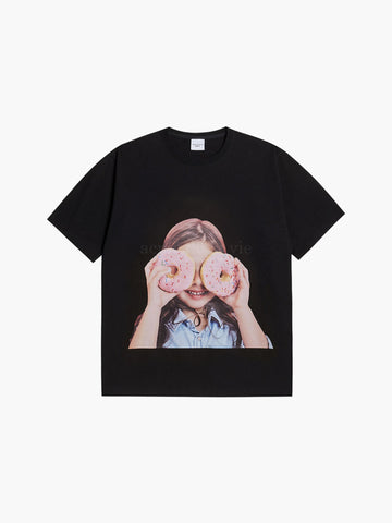 ADLV ADLV Baby Face Short Sleeve T-Shirt Donut 3