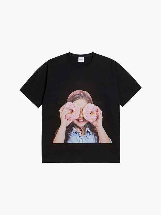 ADLV ADLV Baby Face Short Sleeve T-Shirt Donut 3