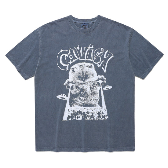 Cavish INVADER PIGMENT SS TEE [BLUE]