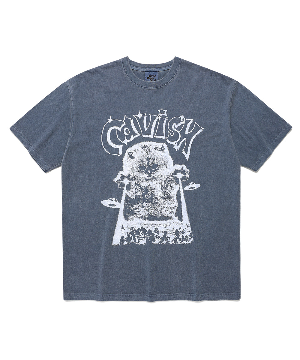 Cavish INVADER PIGMENT SS TEE [BLUE]