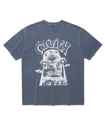 Cavish INVADER PIGMENT SS TEE [BLUE]