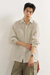 General Idea MAN Seersucker Stripe Shirt