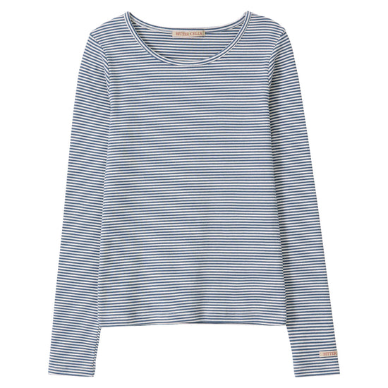 Bitter Cells Essential Golgi Tee - Stripe Blue